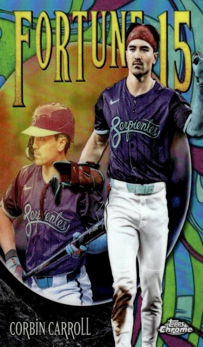 Corbin Carroll 2025 topps Topps Chrome Update