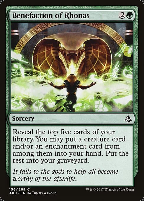 Benefaction of Rhonas 2017 Magic: The Gathering Amonkhet