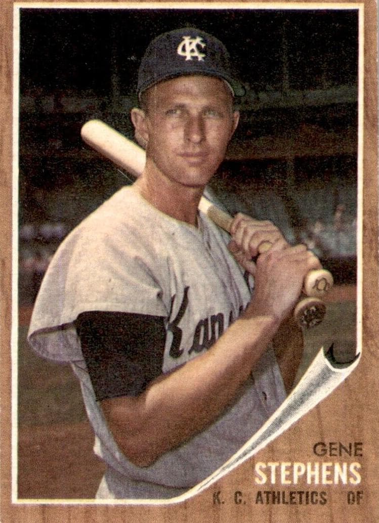 Gene Stephens 1962 topps Topps
