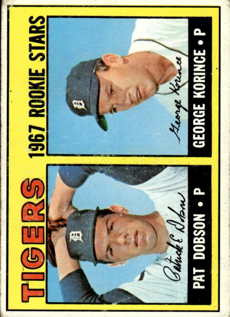 Tigers 1967 Rookie Stars (Pat Dobson / George Korince) #526