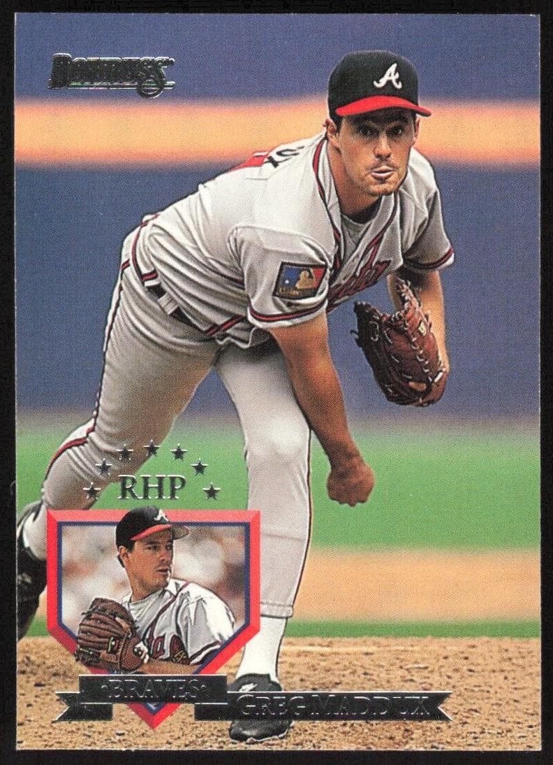 Greg Maddux 1995 panini Donruss
