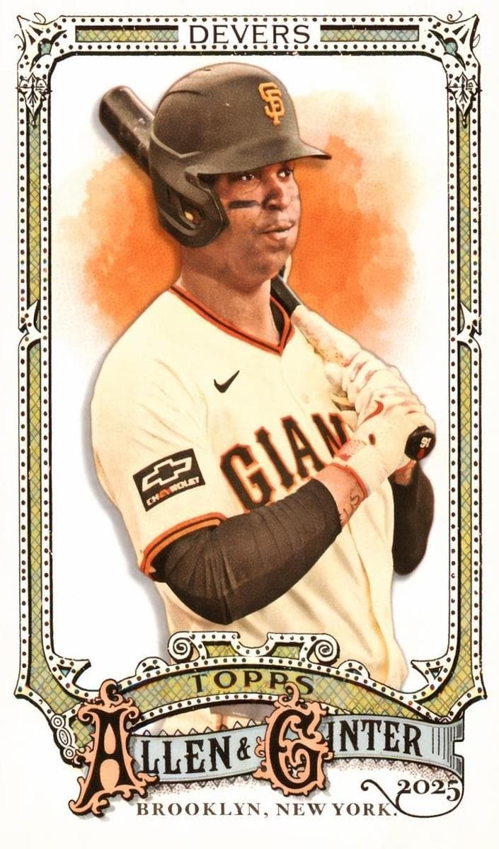 Rafael Devers 2025 topps Topps Allen & Ginter X