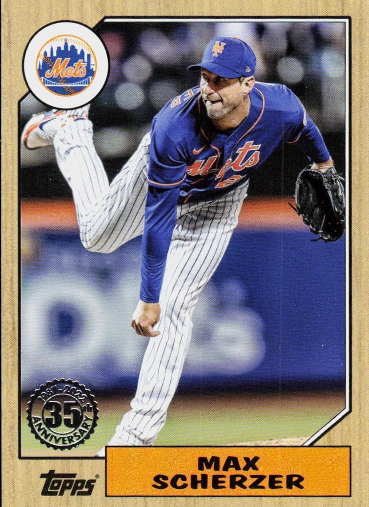 Max Scherzer 2022 topps Topps Update