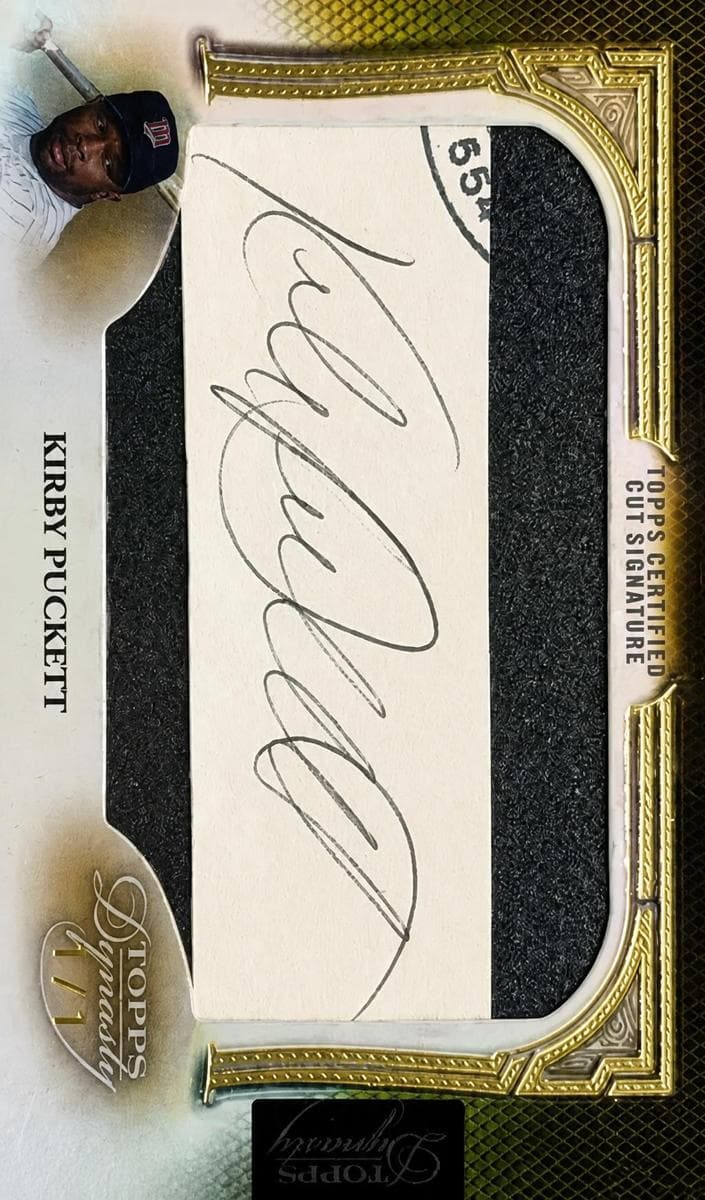 Kirby Puckett 2023 topps Topps Dynasty