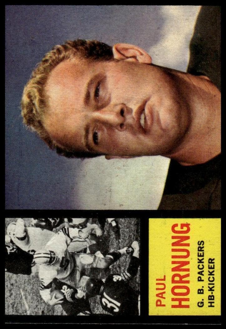 Paul Hornung 1962 topps Topps