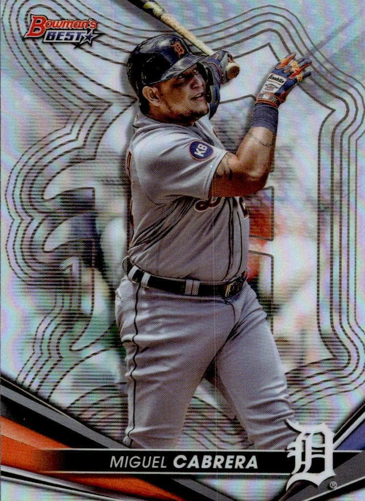 Miguel Cabrera 2022 bowman Bowman's Best