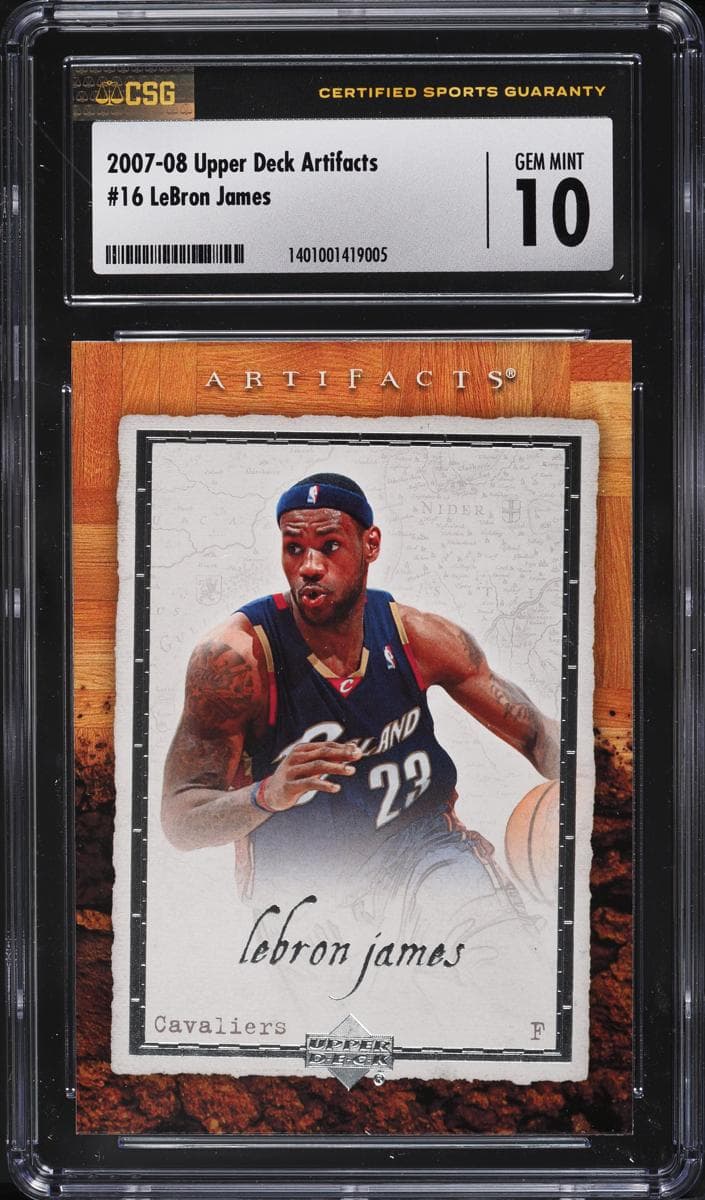 LeBron James 2007 upper-deck Artifacts