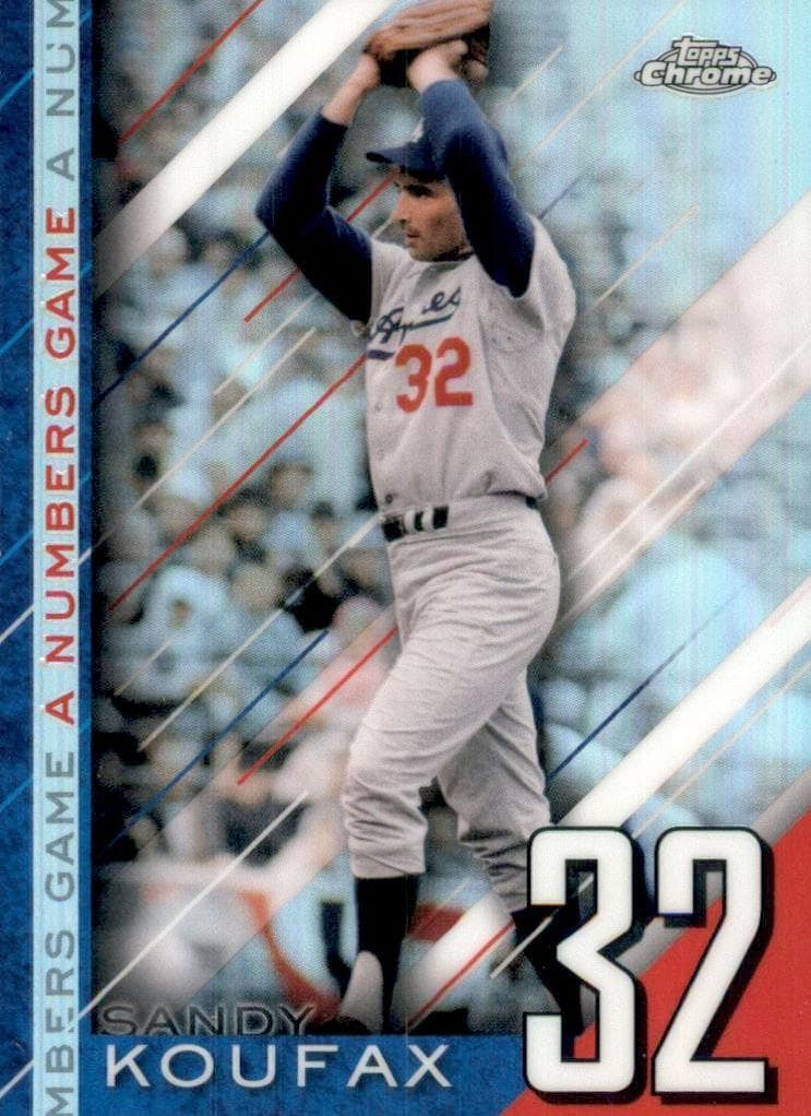 Sandy Koufax 2020 topps Topps Chrome Update