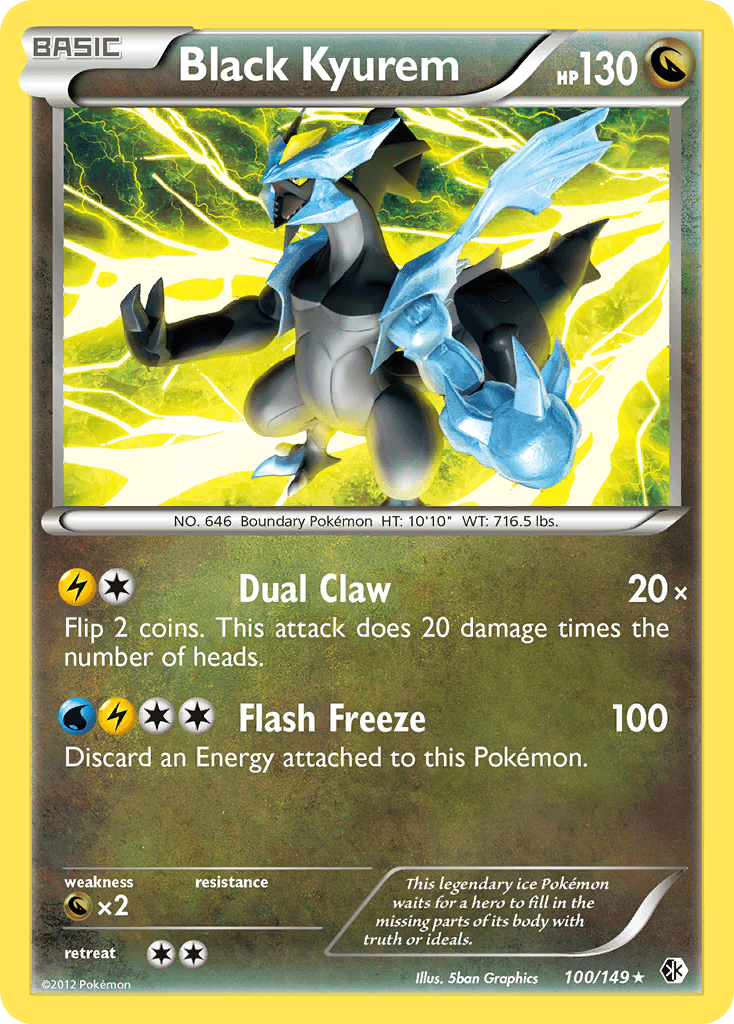 Black Kyurem 2012 Pokemon