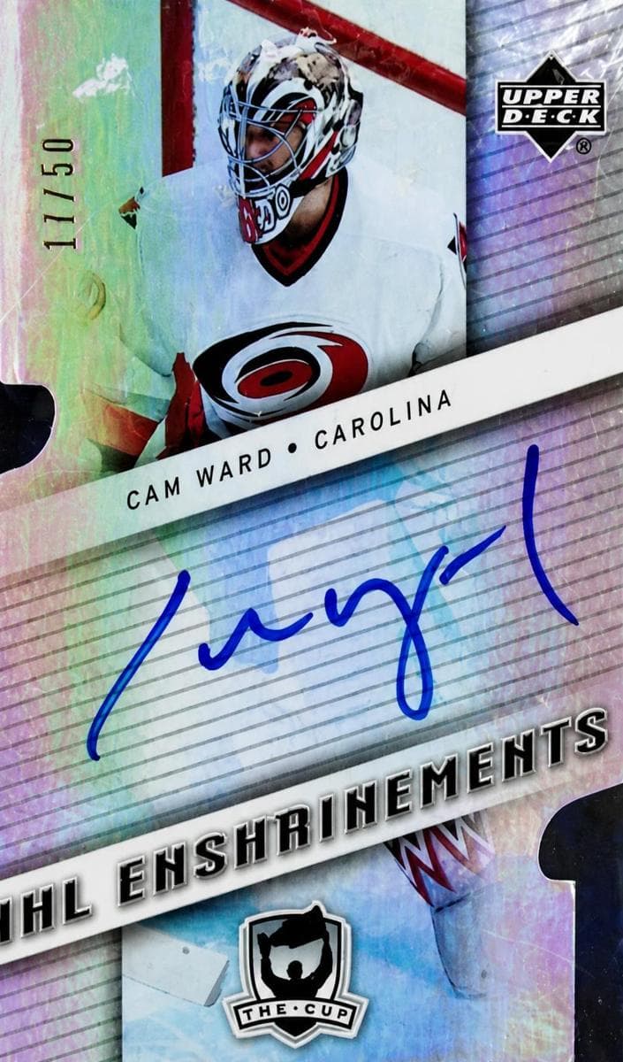Cam Ward 2006 upper-deck The Cup