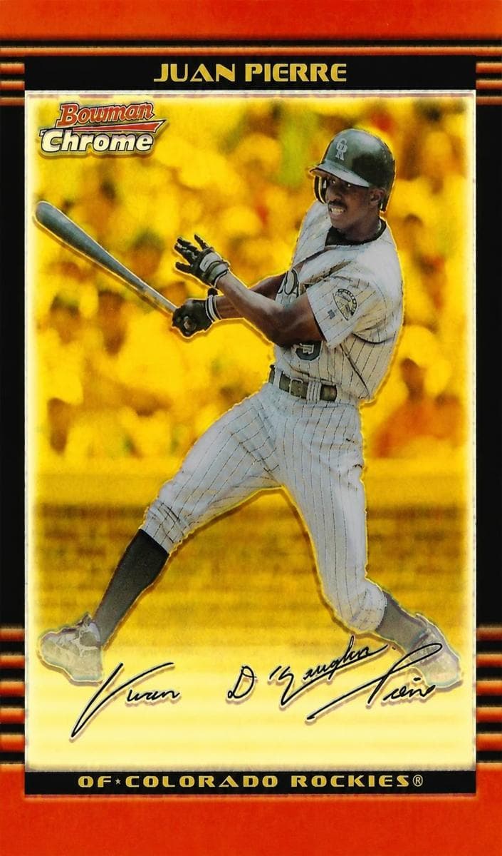 Juan Pierre 2002 bowman Bowman Chrome