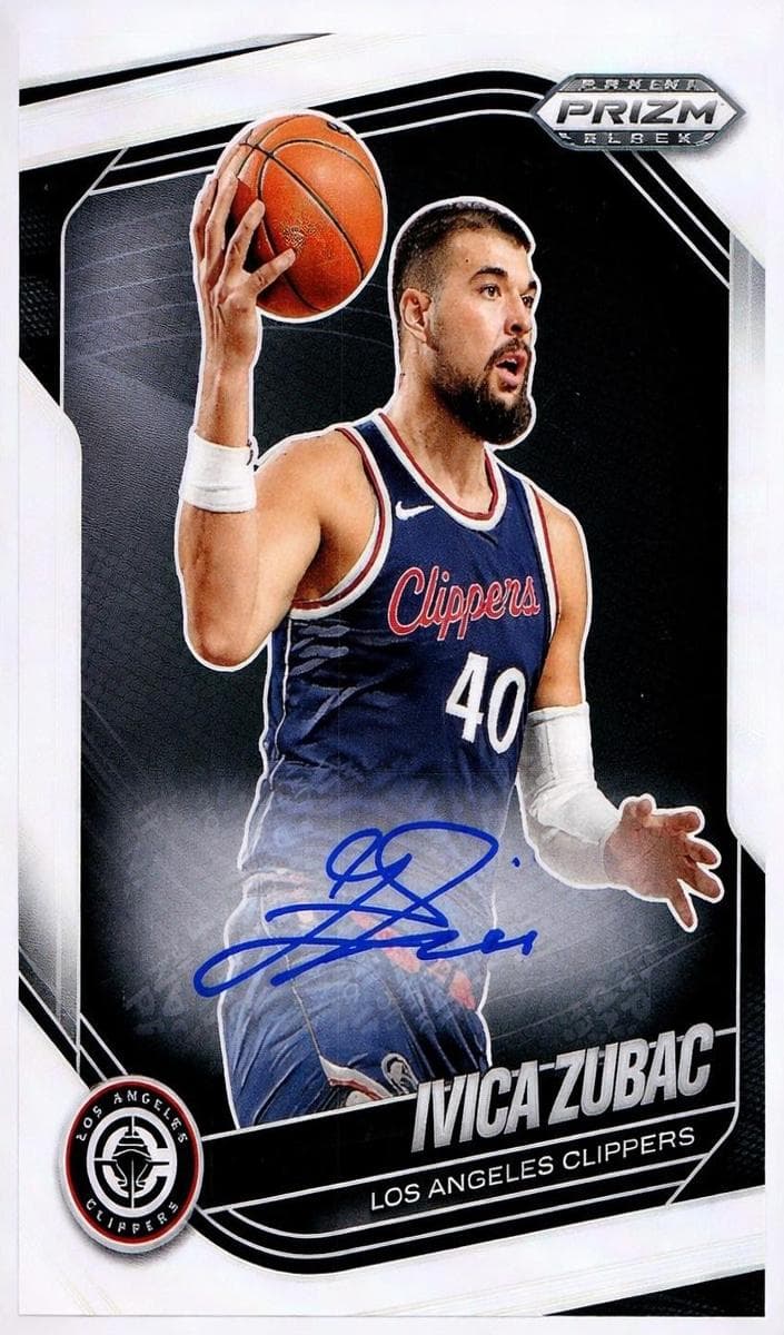Ivica Zubac 2024 panini Panini Prizm Black
