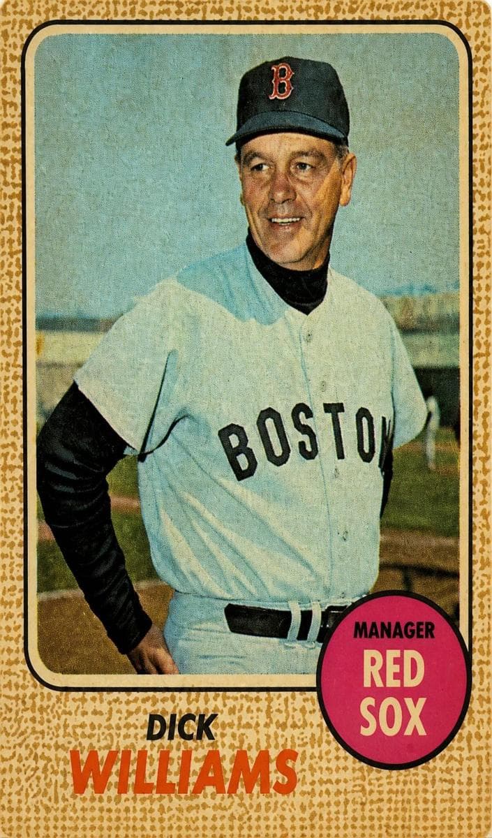 Dick Williams 1968 topps Topps Venezuelan