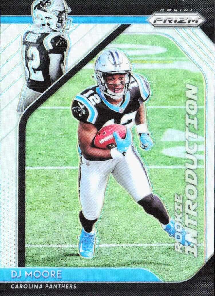 DJ Moore trading card