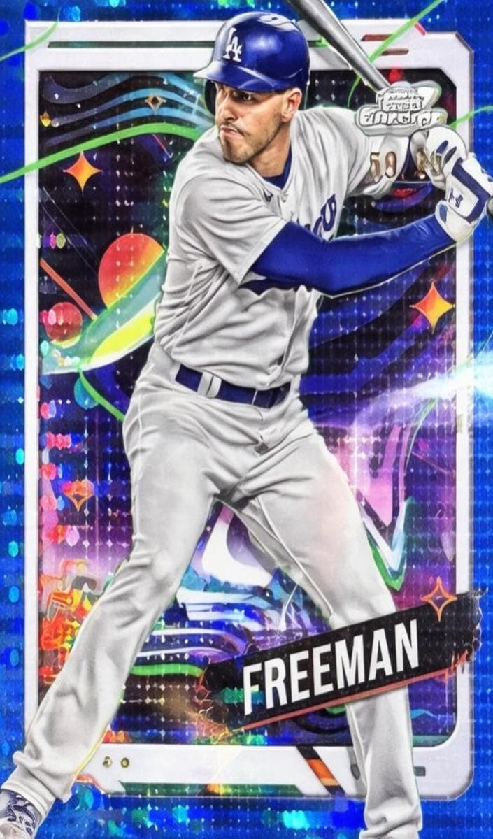 Freddie Freeman 2024 topps Topps Cosmic Chrome