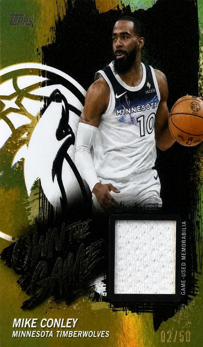 Mike Conley trading card