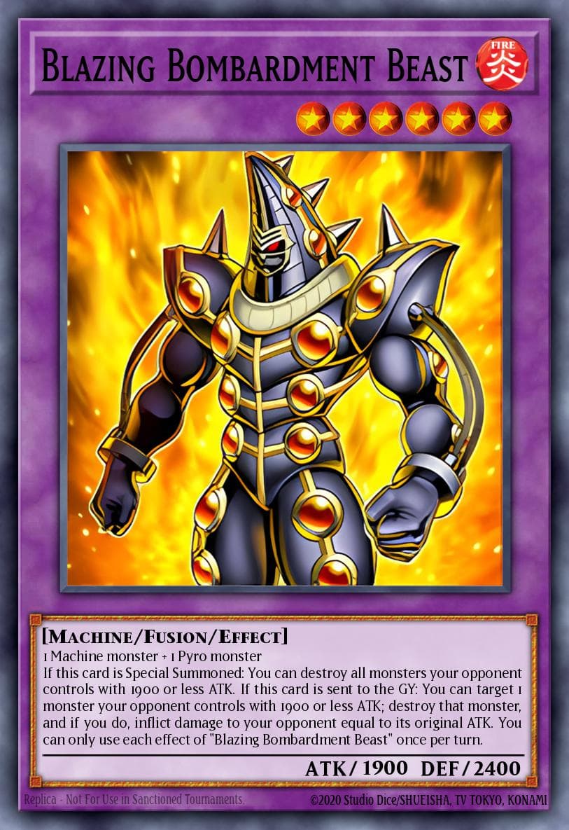 Blazing Bombardment Beast 2025 Yu-Gi-Oh! 2025 Mega Pack Tin