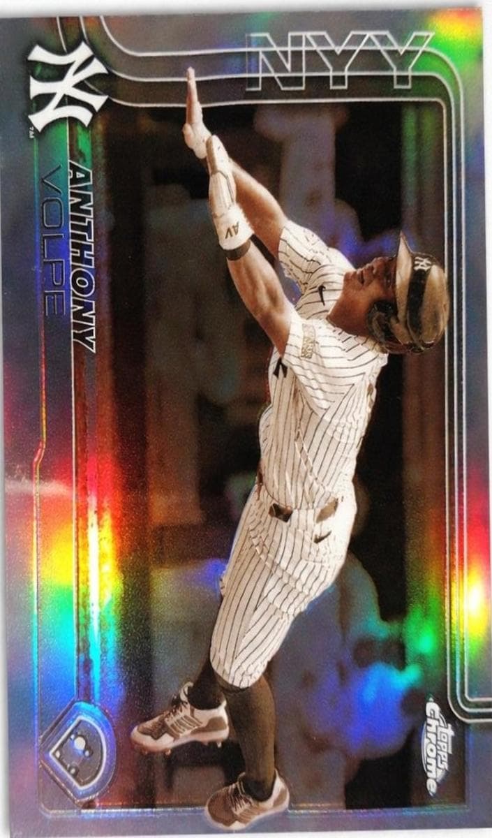 Anthony Volpe 2025 topps Topps Chrome