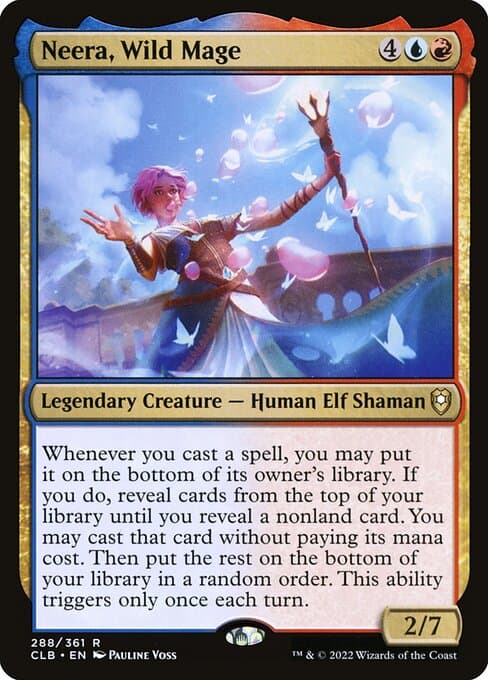 Neera, Wild Mage 2022 Magic: The Gathering Commander Legends: Battle for Baldur's Gate