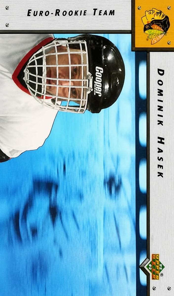 Dominik Hasek 1992 upper-deck Upper Deck