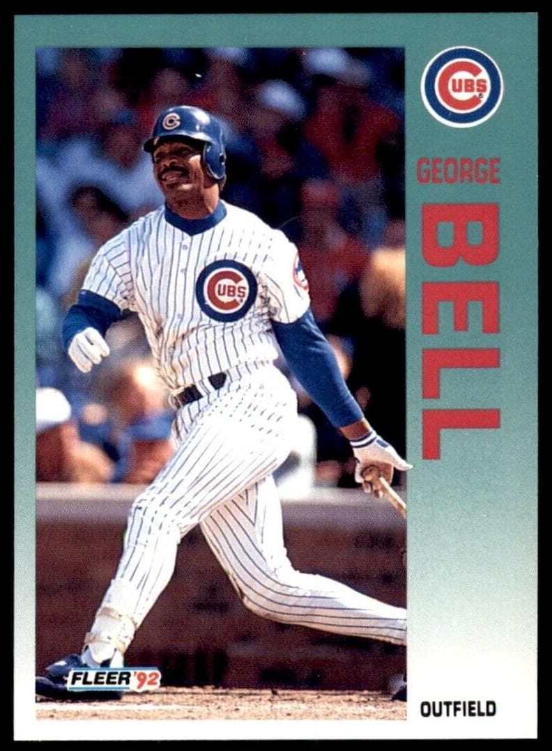 George Bell 1992 fleer Fleer