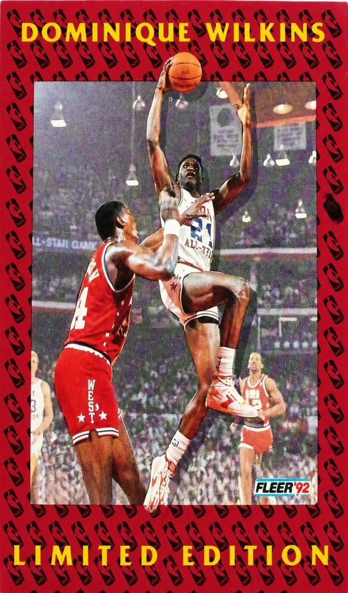 Dominique Wilkins 1991 fleer