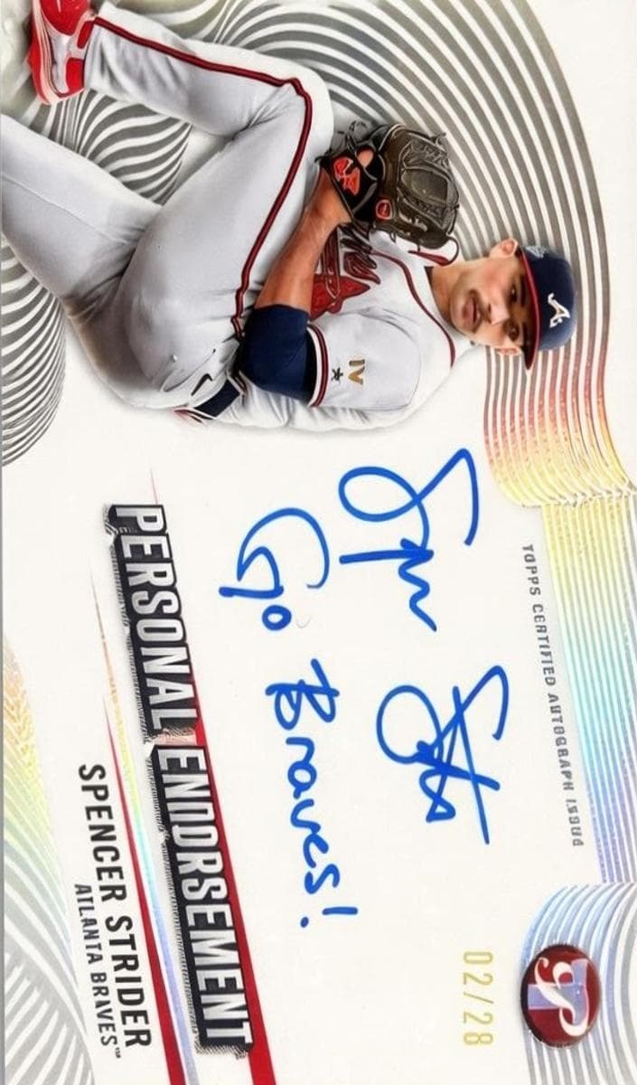 Spencer Strider 2024 topps Topps Pristine