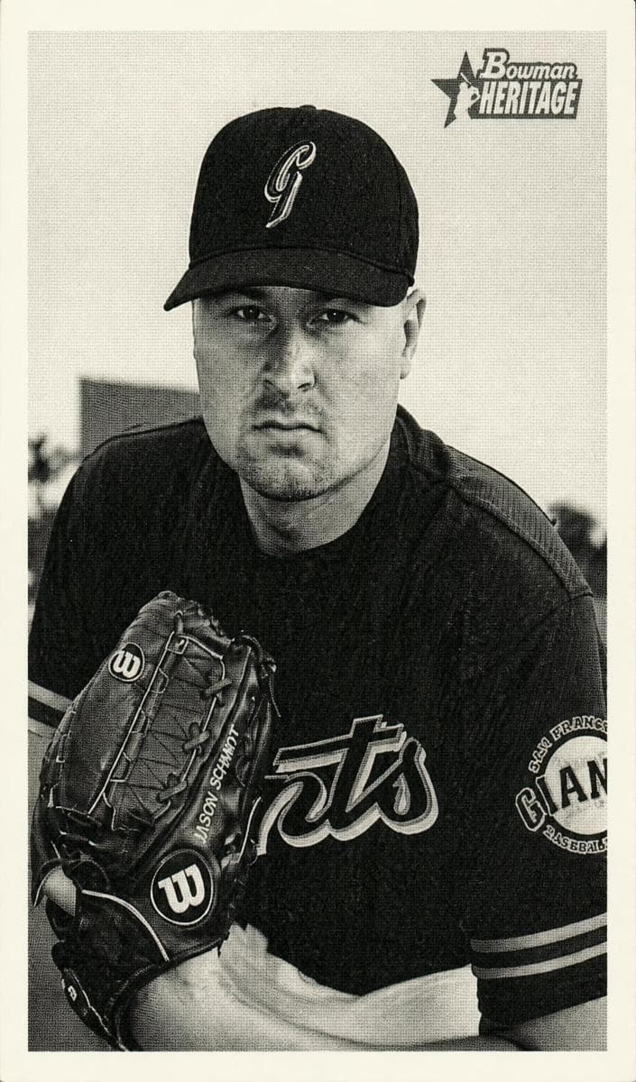 Jason Schmidt 2001 bowman Bowman Heritage