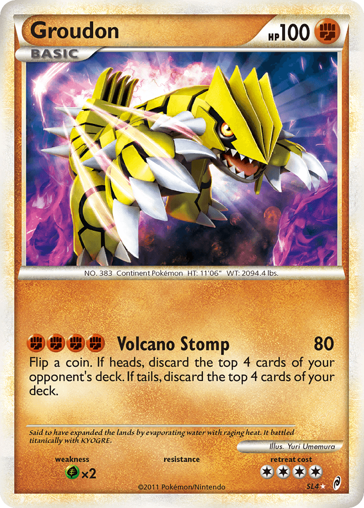 Groudon 2011 Pokemon Call of Legends