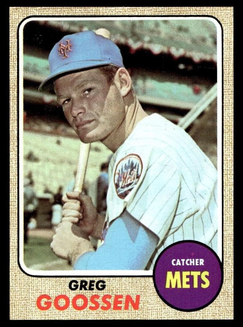 Greg Goossen 1968 topps Topps