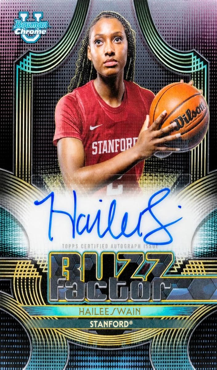 Hailee Swain trading card