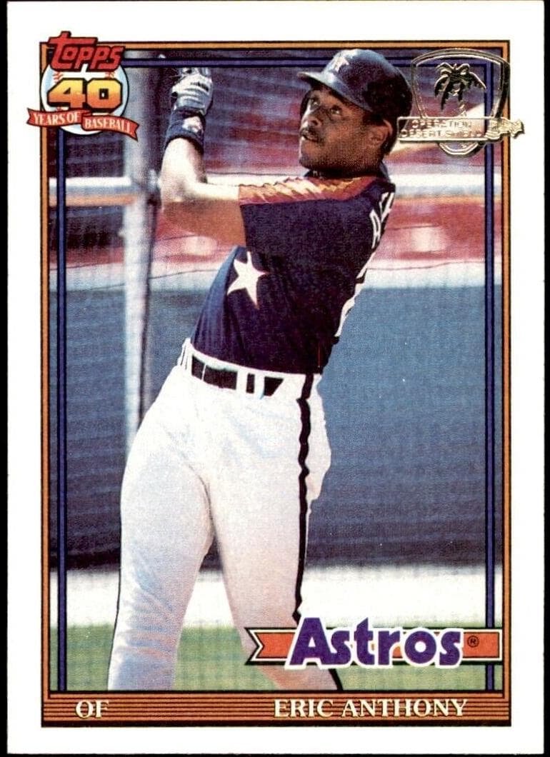 Eric Anthony 1991 topps Topps