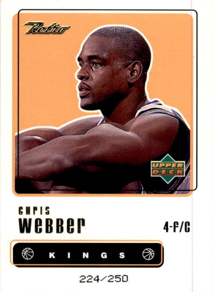 Chris Webber 1999 upper-deck Retro