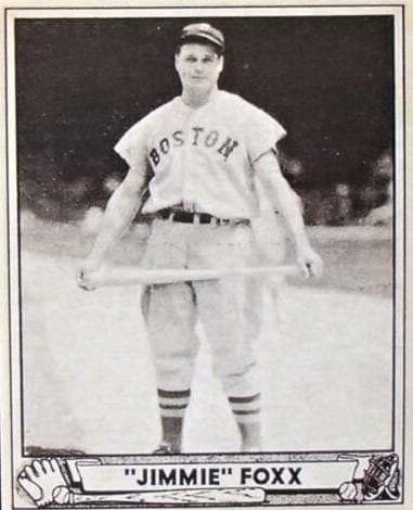 Jimmie Foxx 1940 unknown