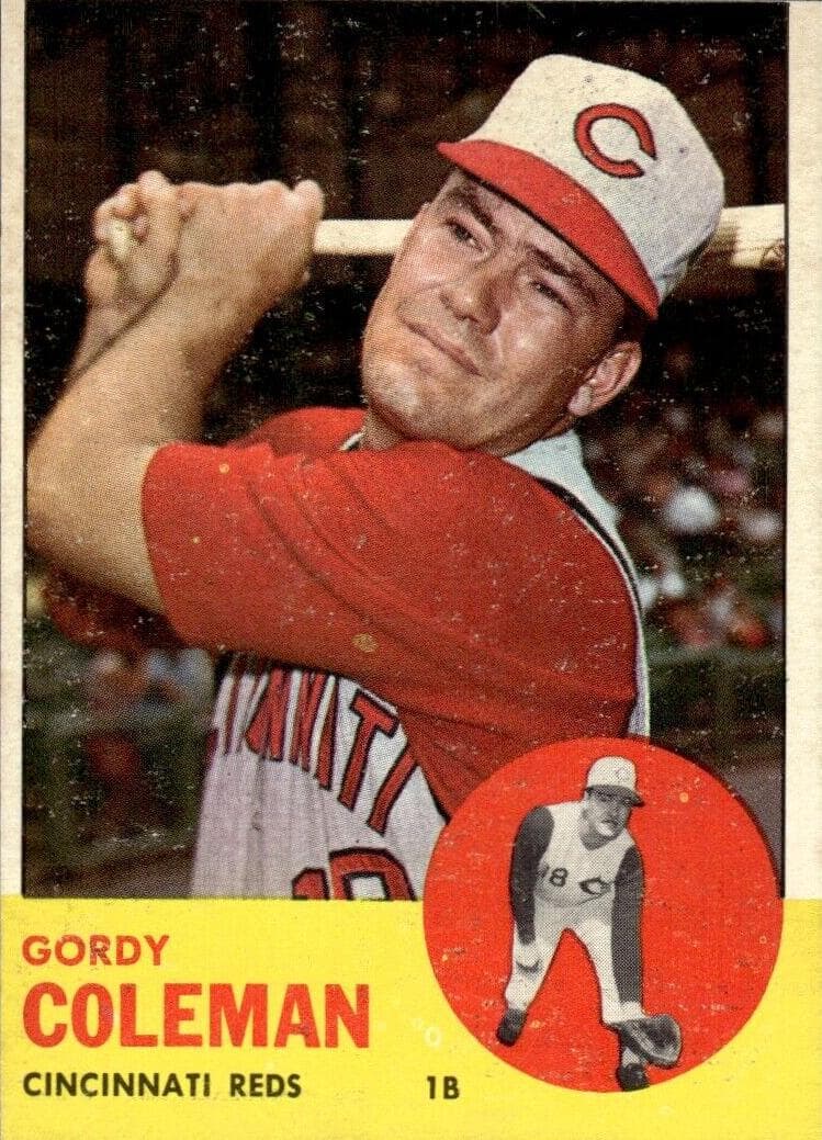 Gordy Coleman 1963 topps Topps