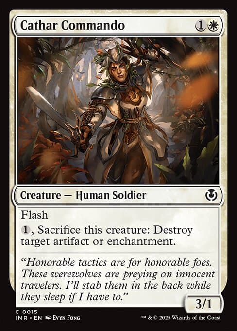 Cathar Commando 2022 Magic: The Gathering Innistrad: Double Feature