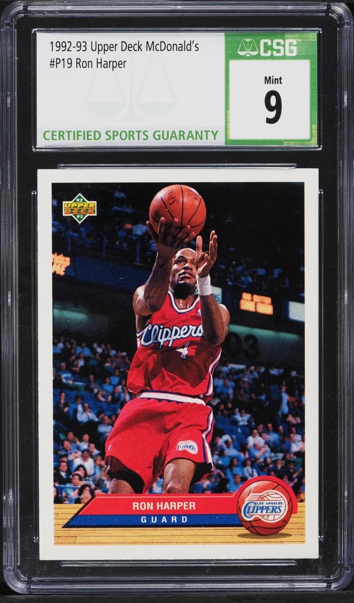 Ron Harper 1992 upper-deck Mcdonald's