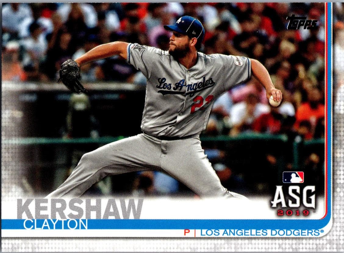 Clayton Kershaw 2019 topps Topps Update