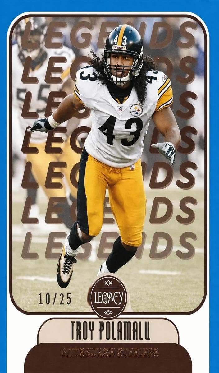 Troy Polamalu 2021 panini