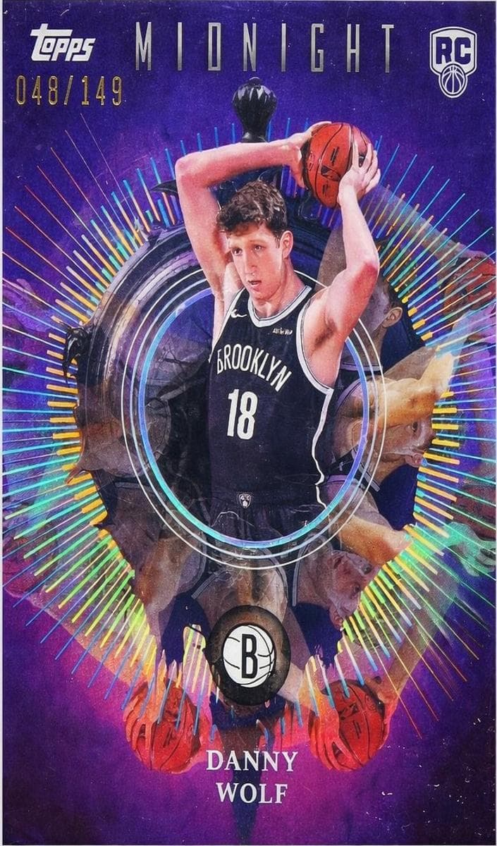 Danny Wolf 2025 topps Topps Midnight