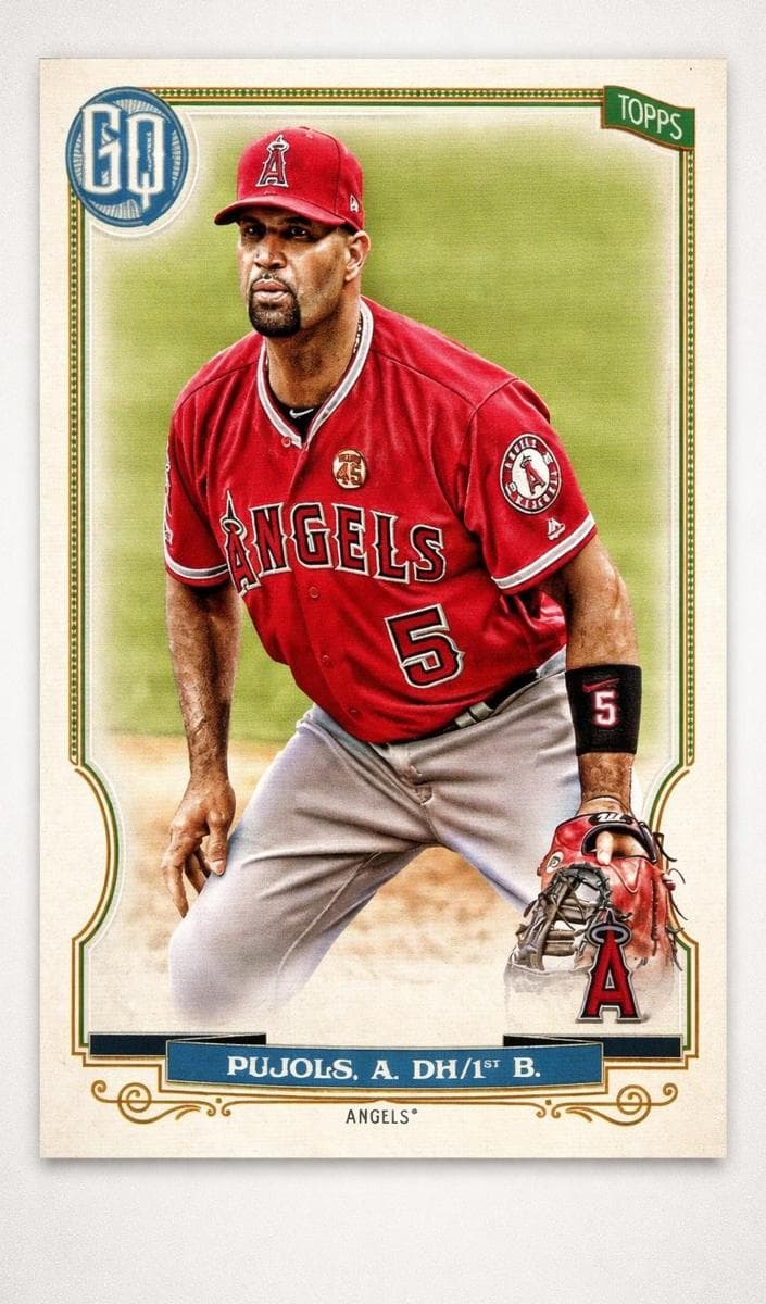 Albert Pujols 2020 panini Panini Select