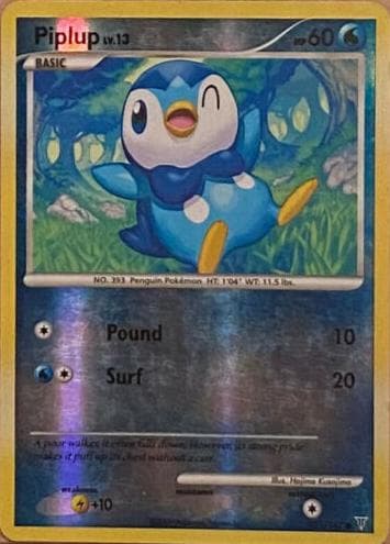 Piplup trading card