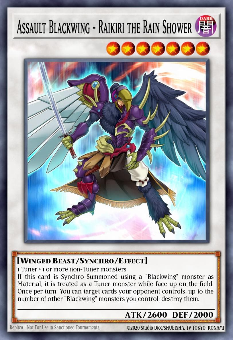 Assault Blackwing - Raikiri the Rain Shower #MP16-EN141