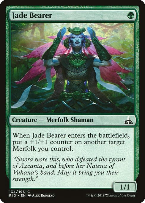 Jade Bearer 2018 Magic: The Gathering Rivals of Ixalan