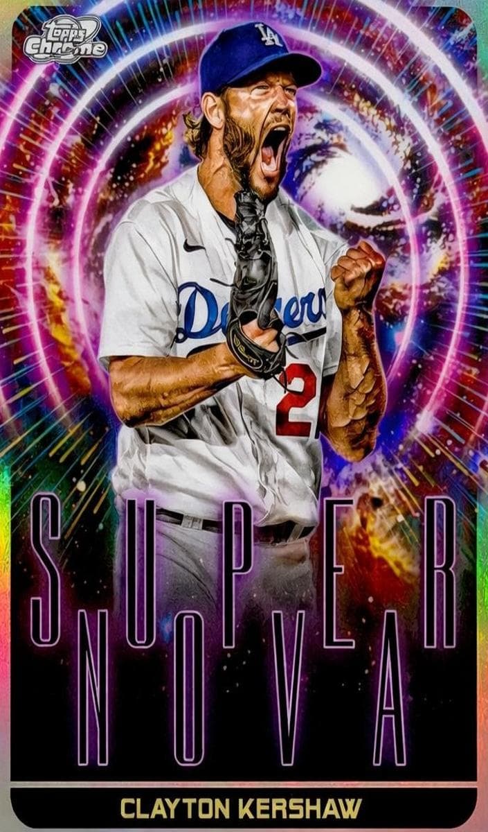 Clayton Kershaw 2025 topps Topps Cosmic Chrome