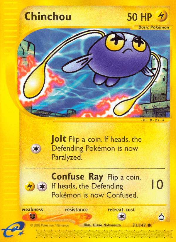 Chinchou 2003 Pokemon