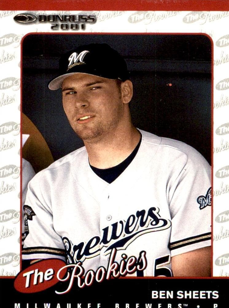 Ben Sheets 2001 panini Donruss The Rookies