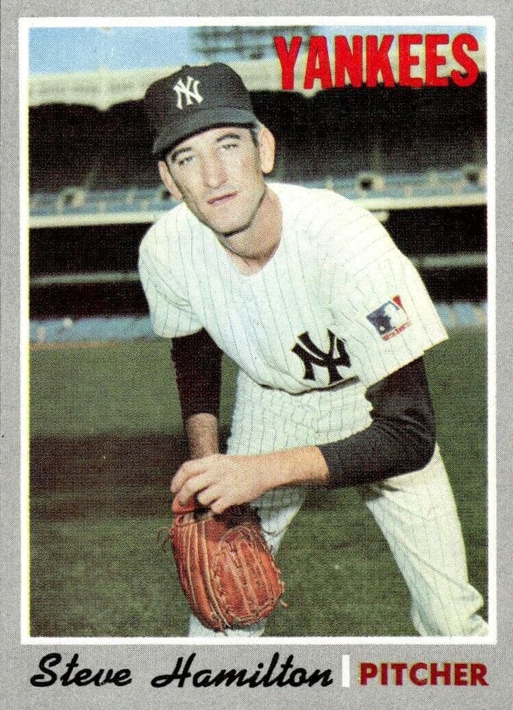 Steve Hamilton 1970 topps Topps
