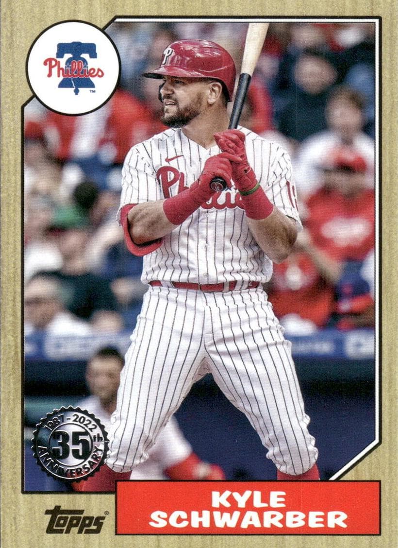 Kyle Schwarber 2022 topps Topps Update