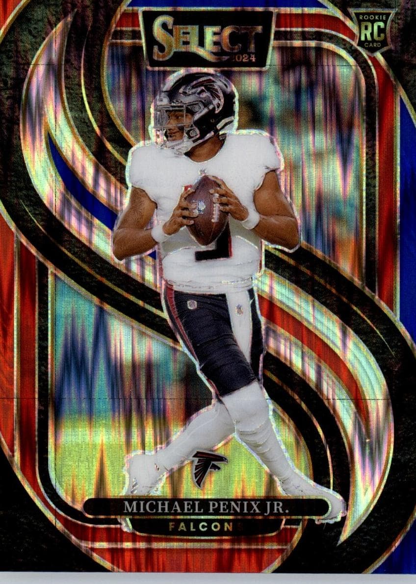 Michael Penix Jr. 2024 Panini Select rookie card